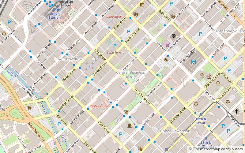 17th Street Plaza location map