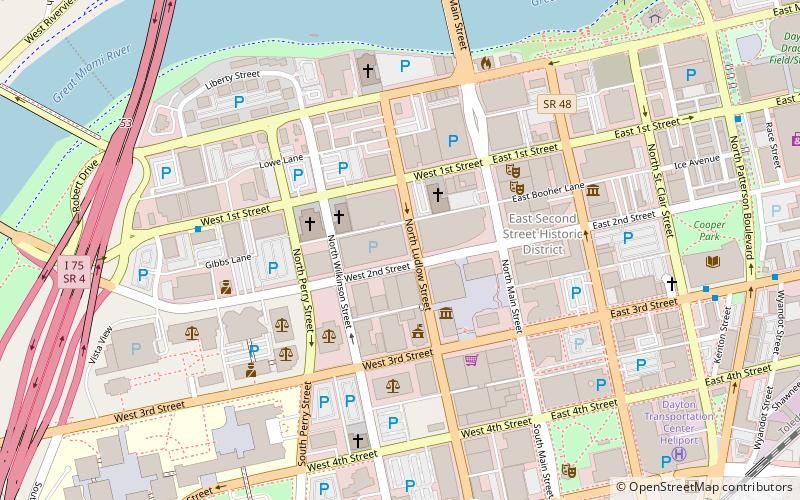 First Lutheran Church location map