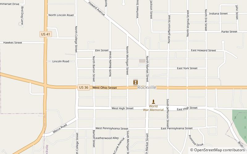 Rockville Historic District location map