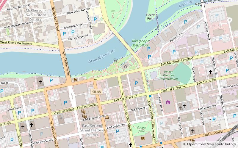 RiverScape MetroPark location map
