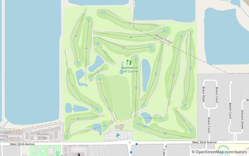 Applewood Golf Course location map