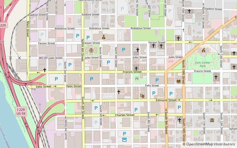 Townsend & Wall location map