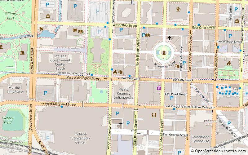 Indiana Theatre location map