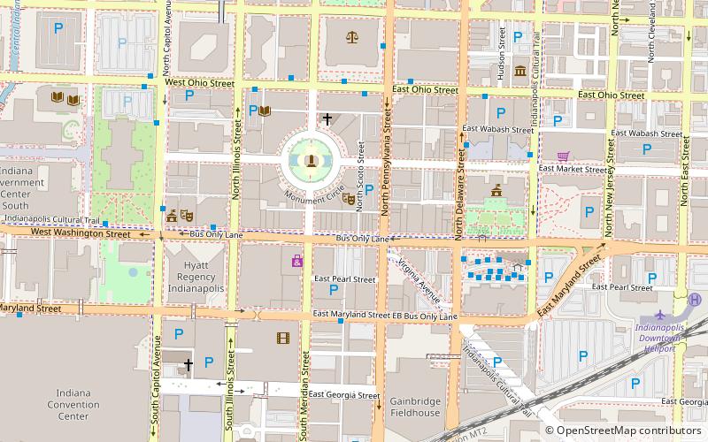 indianapolis symphony orchestra location map