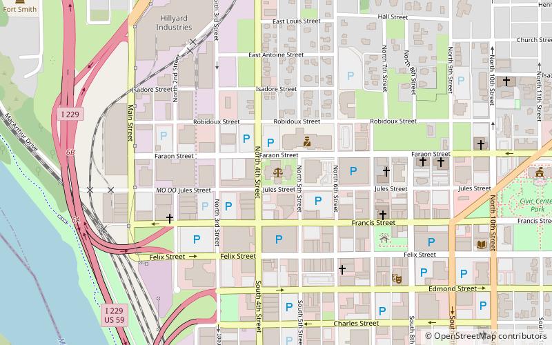 Buchanan County Courthouse location map