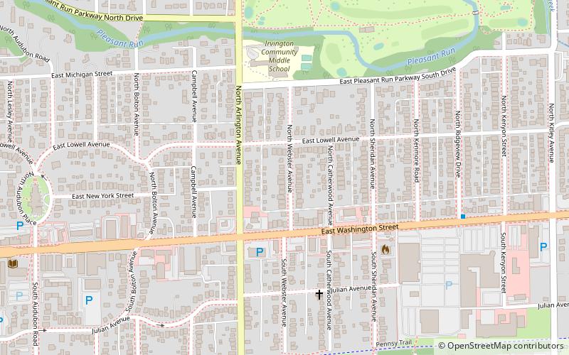 Irvington Terrace Historic District location map