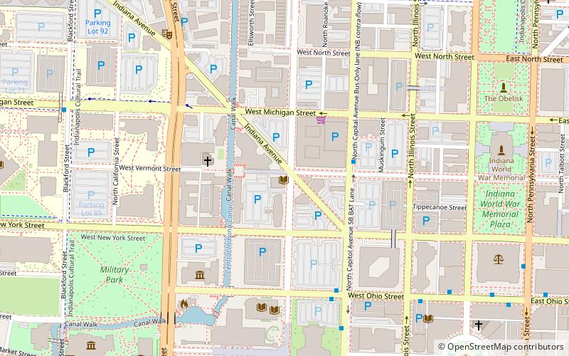 Kurt Vonnegut Memorial Library location map