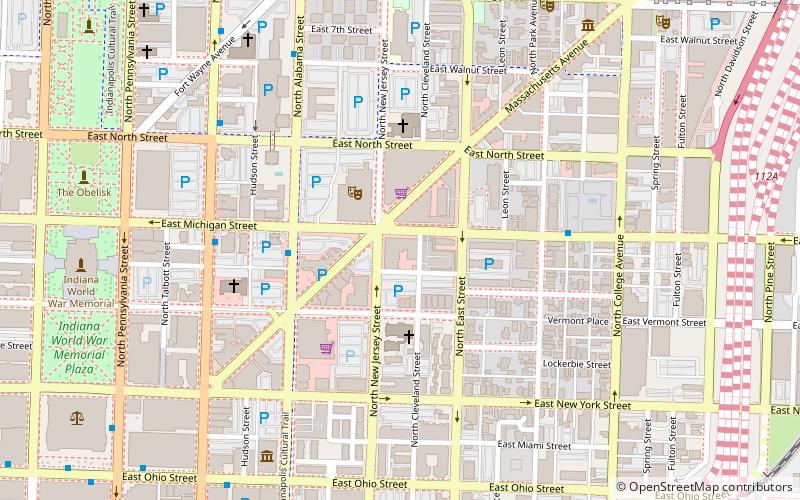 Athenæum location map