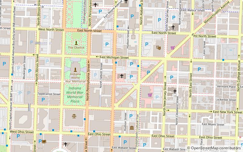 Roberts Park United Methodist Church location map