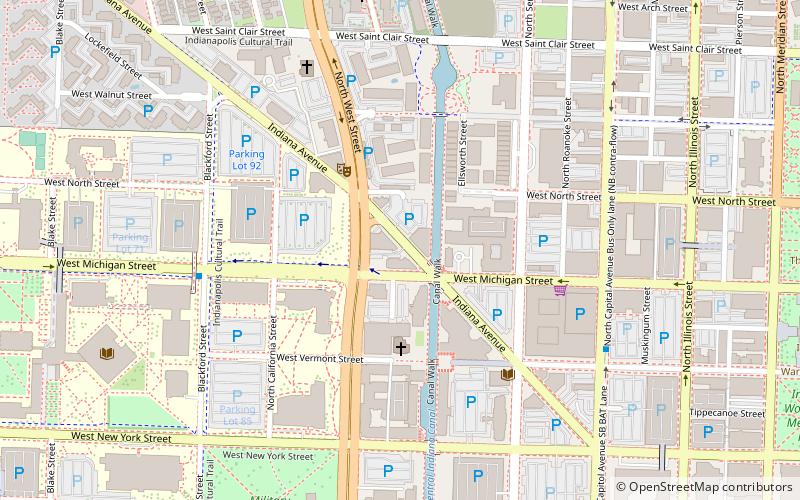 Indiana Avenue location map