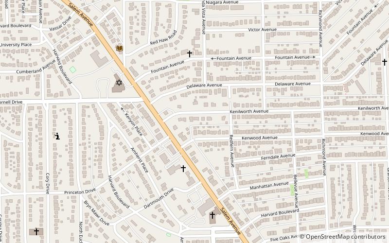 Kenilworth Avenue Historic District location map