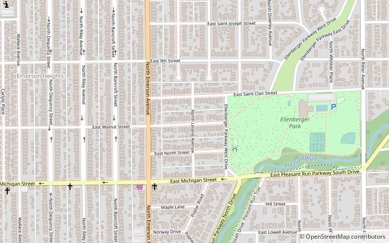 Emerson Avenue Addition Historic District location map
