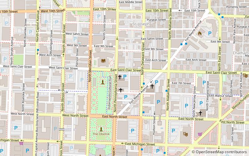 YWCA Blue Triangle Residence Hall location map