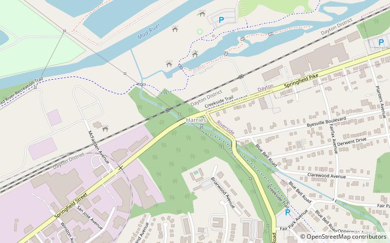 harries dayton location map