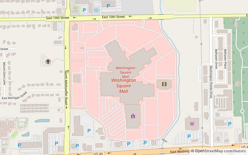 Washington Square Mall location map