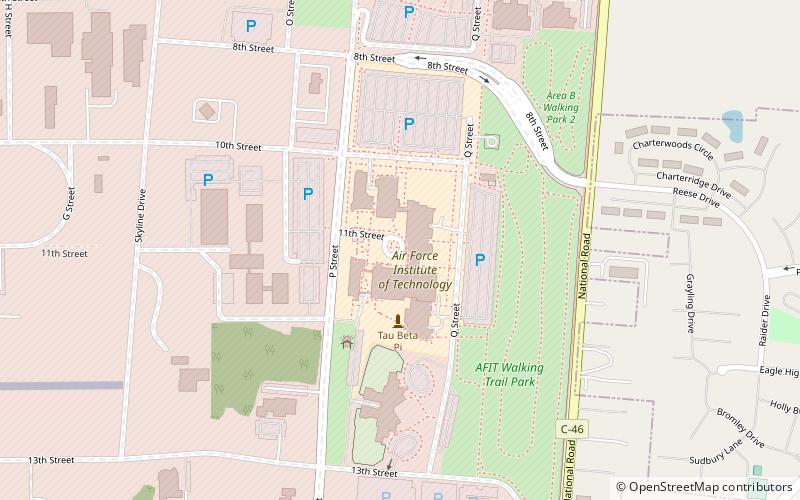 air force institute of technology dayton location map