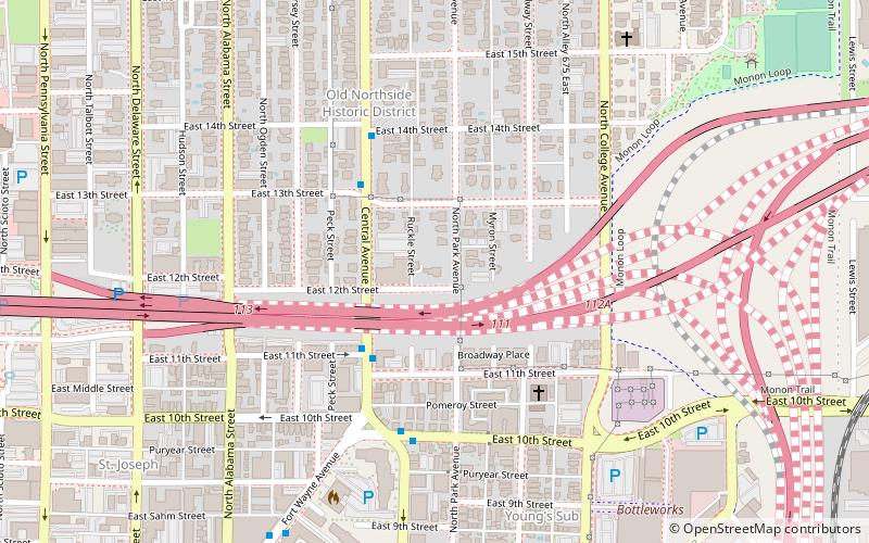 Morris-Butler House location map