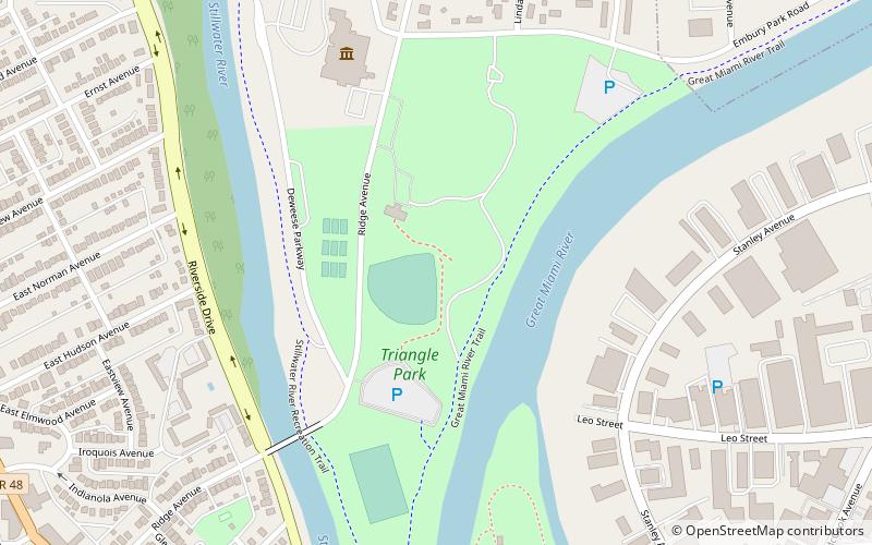 triangle park dayton location map
