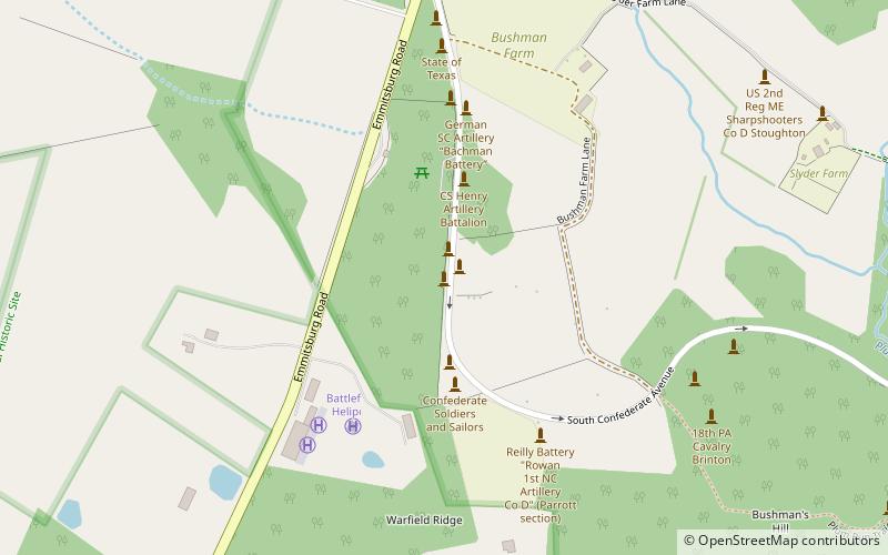 Alabama State Monument location map