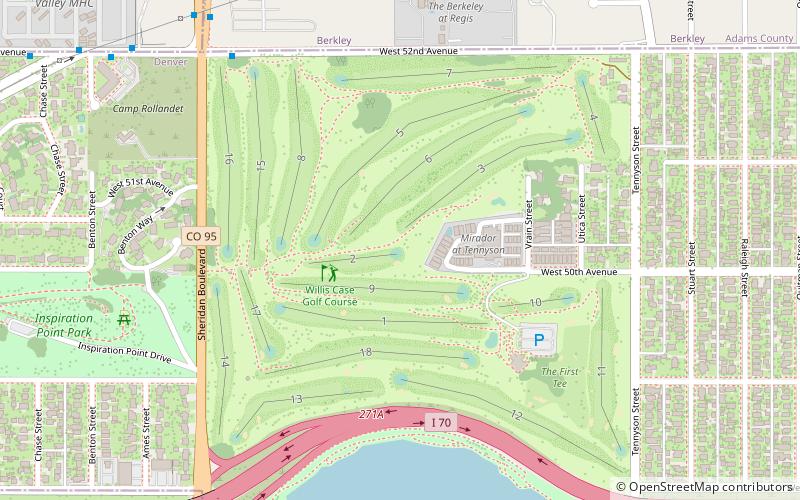 Willis Case Golf Course location map