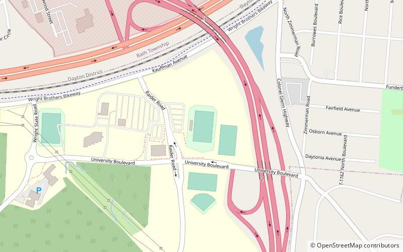 alumni field dayton location map