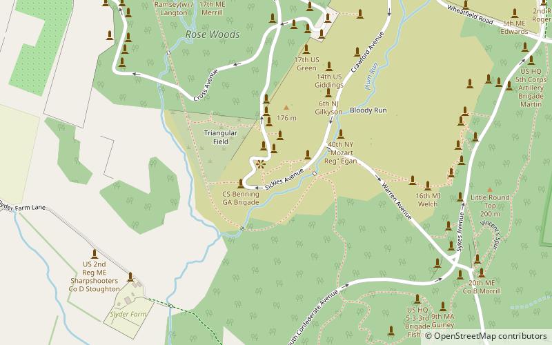 Devil's Den location map