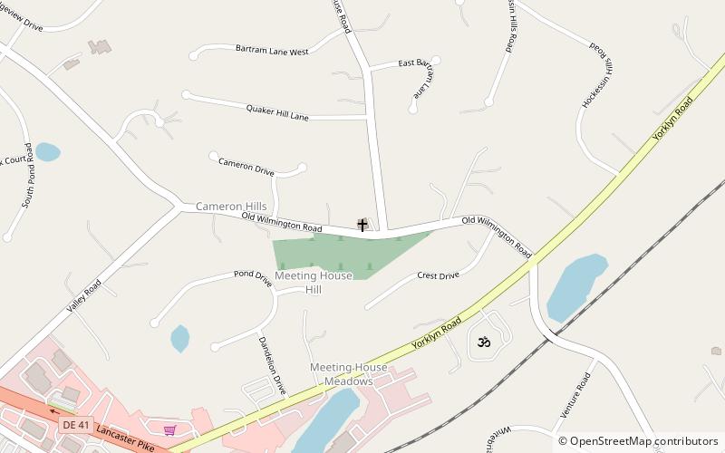 Hockessin Friends Meetinghouse location map