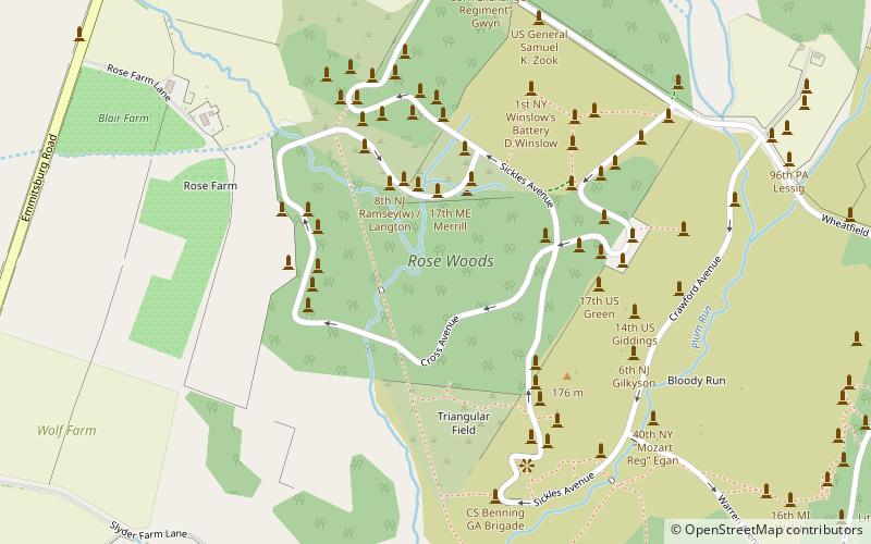 Rose Woods location map