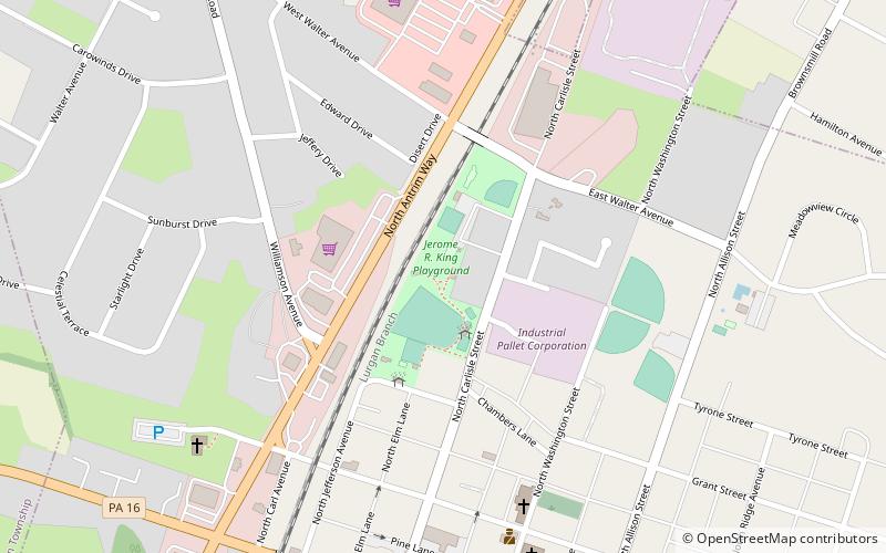 Jerome R. King Playground location map