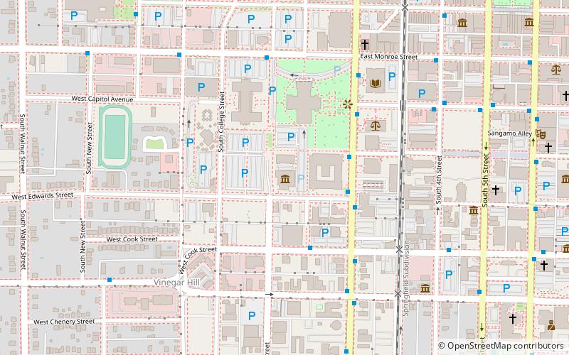 Illinois State Museum location map