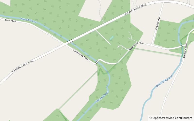 Sachs Covered Bridge location map