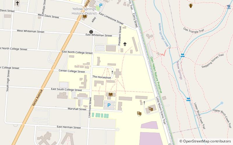 Antioch Hall location map