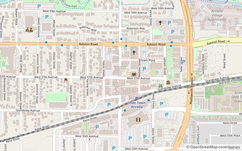 Olde Town Arvada location map