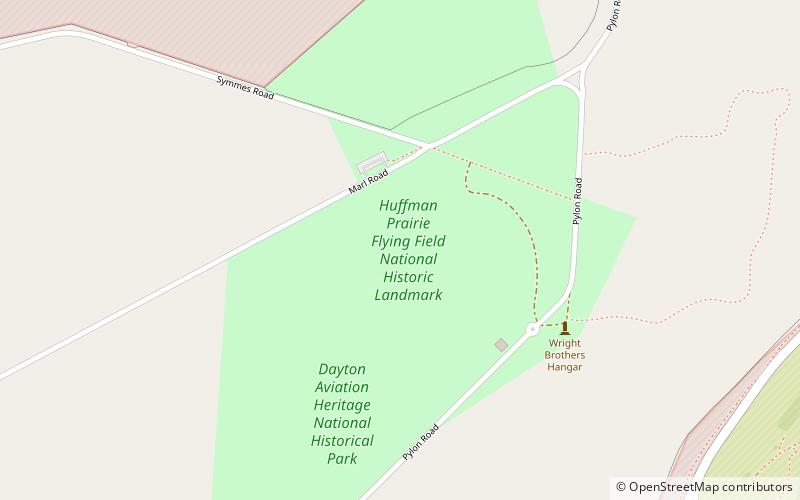 huffman prairie dayton location map