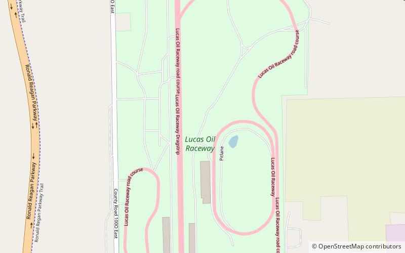 Lucas Oil Raceway at Indianapolis location map