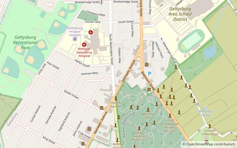 Dobbin House Tavern location map