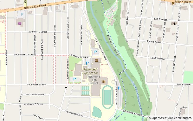 Richmond Art Museum location map