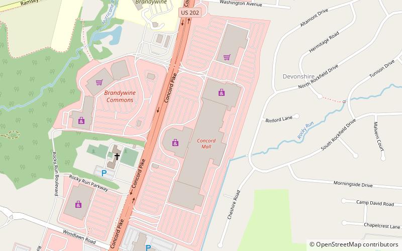 Concord Mall location map