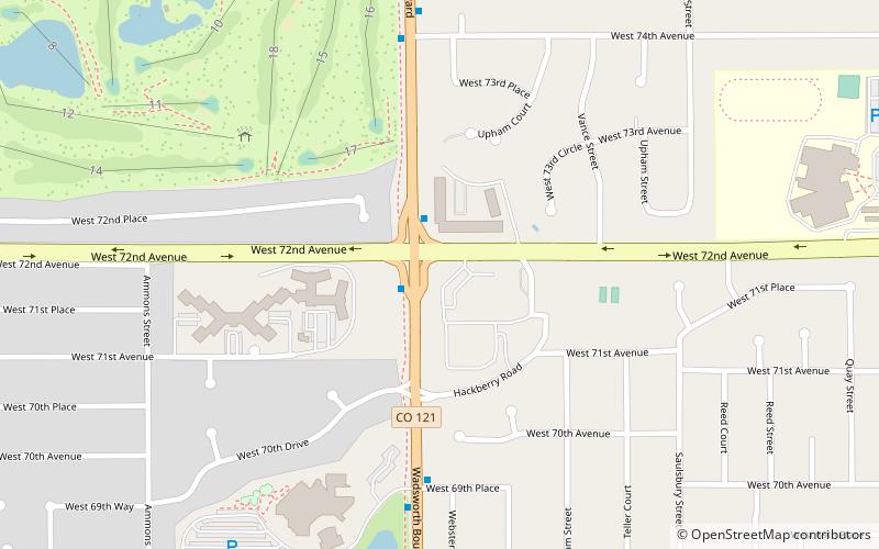hackberry hill arvada location map