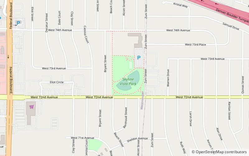 Skyline Vista Elementary location map
