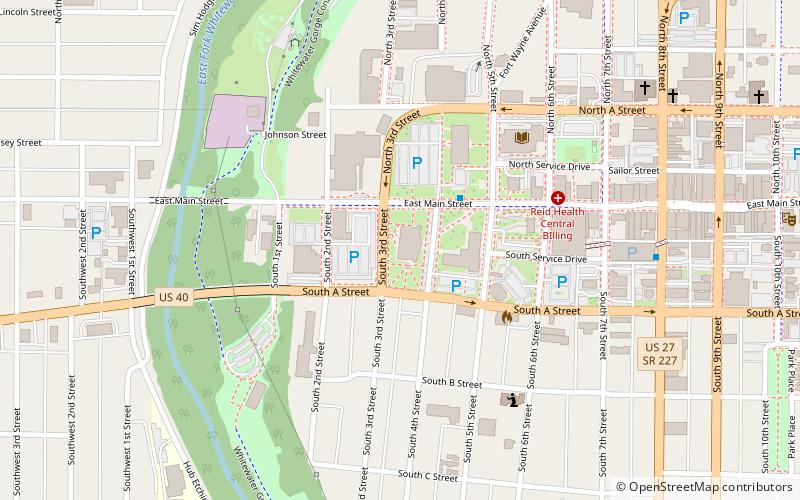 Wayne County Courthouse location map