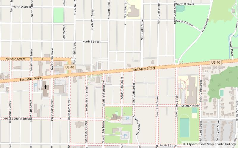 Henry and Alice Gennett House location map