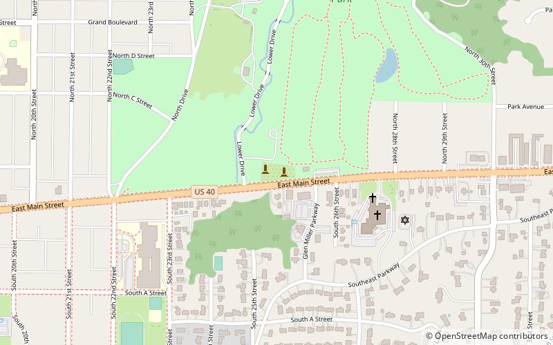 Richmond Rose Garden location map