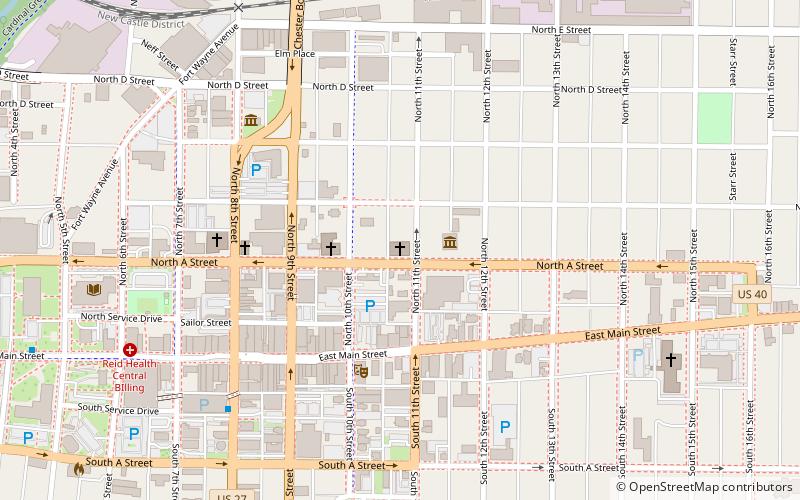 Reid Memorial Presbyterian Church location map