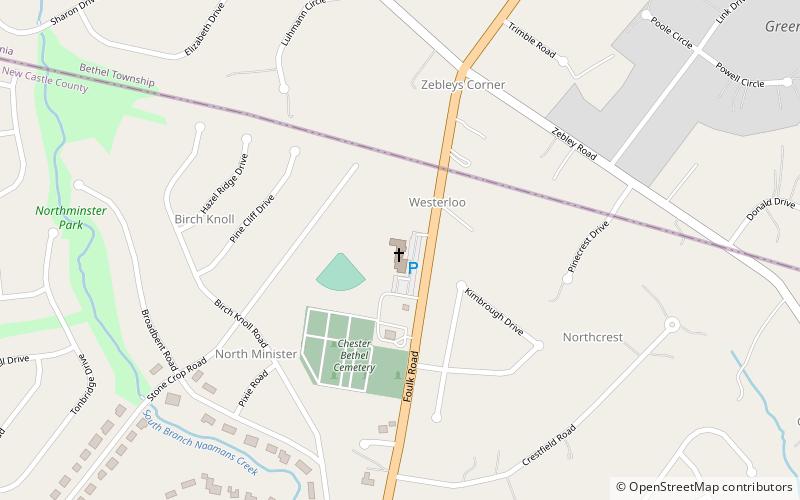 Chester-Bethel Church location map