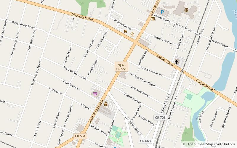 G. G. Green's Block location map