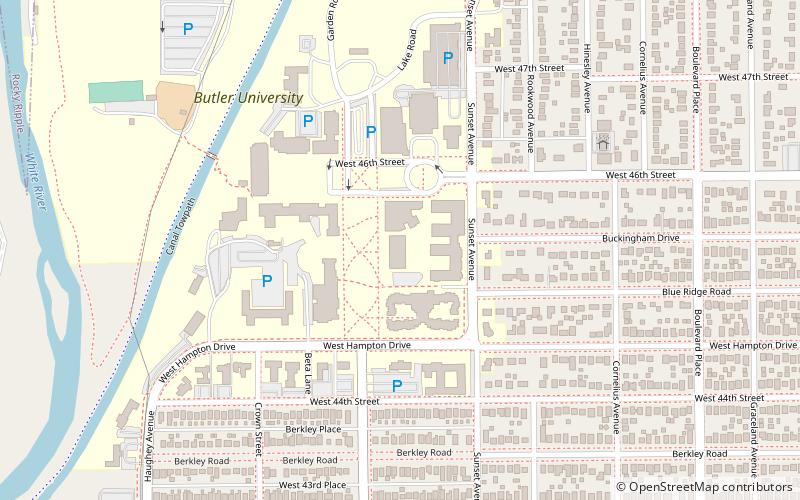 Irwin Library location map