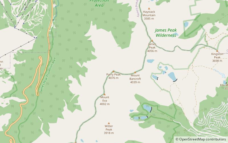 Parry Peak location map