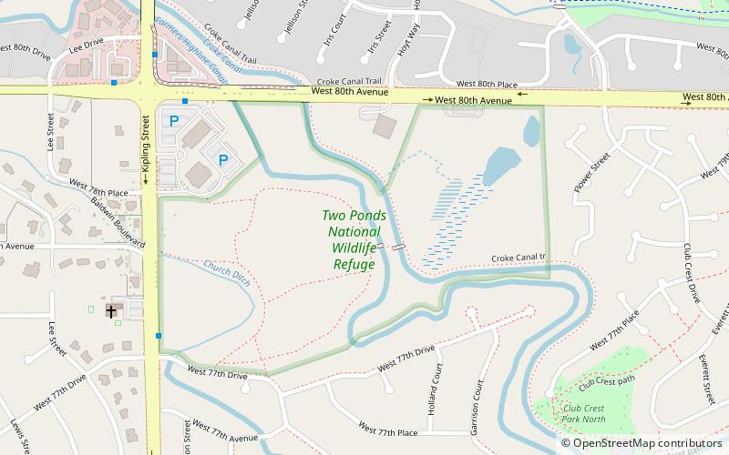 Two Ponds National Wildlife Refuge location map