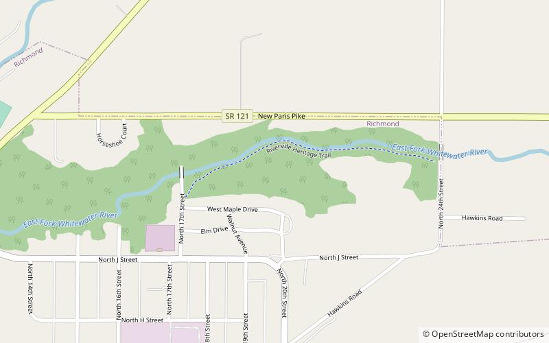 Reeveston Place Historic District location map